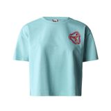 The North Face W GRAPHIC Tişört Kadın Tişört NF0A823ZLV21 Mavi