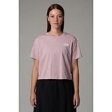 The North Face W Simple Dome Cropped Relaxed Tee Kadın T-Shirt - Pembe
