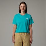 The North Face W Sımple Dome Cropped Relaxed Tee Kadın Tişört NF0A87U4E6F1 - Karışık