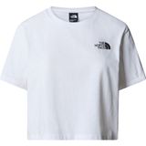 The North Face W Sımple Dome Cropped Slım Tee Bayan T-Shirt NF0A87U4FN41 - Beyaz