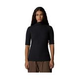 The North Face W S/s Mock Neck Slim Tee Kadın Outdoor Tişörtü NF0A89C3JK31 Siyah - 2XL