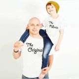 The Original Remix Baba Oğul Kız Tişört (Tekli Üründür Kombin Yapmak Için 2 Adet Sepete Ekleyiniz) - 6 - 9 Ay - Beyaz