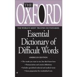 The Oxford Essential Dictionary of Difficult Words