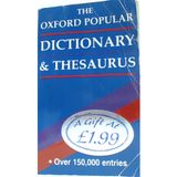 The Oxford popular dictionary & Thesaurus (Over 15.000 Entries)