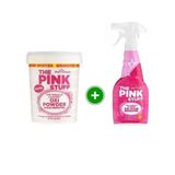 The Pink Stuff Mucizevi Oxi Leke Çıkarıcı Sprey 500 ml + Mucizevi Beyazlar 1 kg Oxi Toz Leke Çıkarıcı
