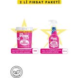 The Pink Stuff Mucizevi Oxi Toz Leke Çıkarıcı (Renkliler) 1 Kg- Köpüklü Halı Koltuk&döşeme Leke Çıkarıcı 500 ml