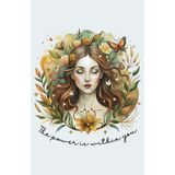 The Power is Within You: An Empowering Floral-Themed Journal: A Guided Space to Reflect, Dream, and Grow