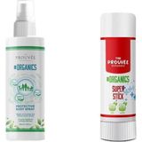 The Prouvee Doğal ve Organik Koruyucu Vucut Spreyi 0+ Ay 100 ml + S.O.S Stick Anlık Yatıştırıcı Stick 15gr