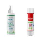 The Prouvee Organics Doğal ve Organik Sivrisinek Kovucu Sprey 100ml + S.O.S Stick Anlık Yatıştırıcı Stick 15 G