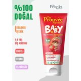 The Prouvee Reponses %100 Doğal Organik Bebek ve Çocuk Çilekli Diş Macunu 50 ml (Florürsüz) - Çilekli 1-4 Yaş