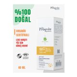 The Prouvee Reponses %100 Doğal SPF50+ Anti-Spot Leke Karşıtı Yüz İçin 40 ml Organik Güneş Koruyucu Krem