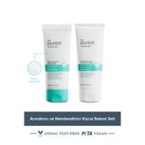 The Purest Solutions Arındırıcı& Nemlendirici Vücut Bakım Seti: Glikolik Asit Vücut Peelingi& Glikolik Asit Vücut Losyonu