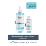 The Purest Solutions Gözenek Sıkılaştırıcı Glikolik Asit Tonik Cilt Bakım Seti: 200 ml Mavi Tonik + 50 ml Tanışma Boy