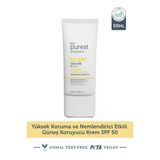 The Purest Solutions Invisible Uv Protection Günlük Kullanıma Uygun Nemlendiricili Güneş Kremi Spf50