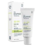 The Purest Solutions Mineral Filtreli Güneş Koruyucu Krem %100 Çinko Bazlı Hassas Cilt SPF30 40 ml