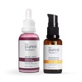The Purest Solutions Renk Tonu Eşitleyici Peeling ve C Vitaminli Serum Bakım Seti