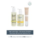 The Purest Solutions Yağlı-Lekeli Ciltler • Çift Aşamalı Temizlik & Leke Karşıtı Bb Krem Seti (Açık/orta Ton)