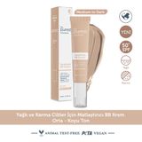 The Purest Solutions Yağlı ve Karma Ciltler İçin Matlaştırıcı BB Krem, SPF 50 + 40 ml – Orta/Koyu Ton