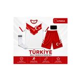 The RAVEN Premium Türkiye Serisi Çocuk Futbol Forması 4 PARÇA ( ÇORAP & BİLEKLİK )