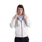 THE RULE Erkek Bej Regular Fit Kapüşonlu Yaka Fermuarlı Içi Yumuşak Tüylü Cepli Rahat Sweatshirt Bej S