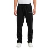 THE RULE Note To Erkek Baggy 3 Iplik Şardonlu Baskılı Rahat Düz Paça Bol Kesim Siyah Eşofman Altı Rf0497 Siyah XL