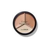 THE SAEM Cover Perfection Triple Pot 3'lü Kontür Paleti - 02 Contour Beige (VİONİNE)