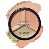 The Saem Cover Perfection Triple Pot Concealer 01 Correct Beige
