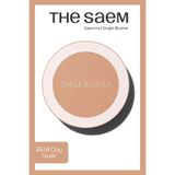 THE SAEM Sebum Kontrolü Sağlayan Tekli Toz Allık - Saemmul Single Blusher - BE04 Day Nude (VİONİNE)
