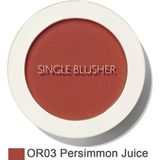 The Saem Single Blusher Tekli Allık - OR03 Persimmon Juice