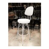 The SANDALYE SHOP Dolce Bar Sandalyesi 75 Cm Beyaz.100 Ile 115 Cm Arası Ada&masalara Uygundur