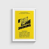 The Shining (1980) Film Posteri Tablo Çerçeveli Poster Duvar Dekorasyonu - 30 x 40 - Beyaz Çerçeveli