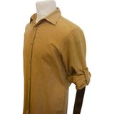 The Sile Fabric ŞİLE BEZİ Erkek Gömlek - Hardal