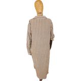 The Sile Fabric ŞİLE BEZİ Fener Model Elbise - S - M - Zebra Siyah - Beyaz
