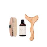 The Sim Co. Body Shaper Kit At Kılı Vücut Fırçası + Şekillendirici Vücut Yağı + Vücut Masaj Aleti Seti