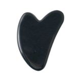 The Sim Co. Obsidyen Gua Sha - Kalp - Siyah