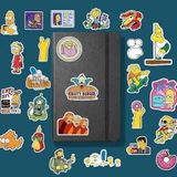 The Simpsons sticker paketi/bullet journal defter çıkartma ajanda laptop etiket