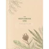 The Sketchbook One: Cuaderno de bosquejos en gran formato con 120 páginas y puntos guía semitransparentes