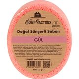 The Soap Factory Doğal Süngerli Gül Sabunu 125 gr - Lüks - Tüm Cilt Tipleri İçin - Ferahlatıcı ve Rahatlatıcı Duş Deneyimi - Mükemmel Cilt Bakımı - Kolay Kullanım - Mükemmel Koku