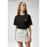 The Socks Company Donut Bisiklet Yaka Rahat Kalıp Nakışlı Siyah Unisex Kutulu T-Shirt