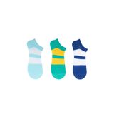 The Socks Company Erkek 157P Desenli Patik Çorap, Çok Renkli, 41-45, 3 Çift