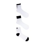 The Socks Company Erkek 975P Pamuk Tenis Çorap, Beyaz, 41-45, 3 Çift