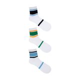 The Socks Company Erkek 977P Pamuk Tenis Çorap, Beyaz, 41-45, 3 Çift