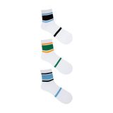 The Socks Company Kadın 981P Pamuk Tenis Çorap, Beyaz, 36-40, 3 Çift