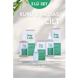 The Soo Lab Kuru ve Hassas Ciltler için Temizleme Jeli, Tonik, Serum | Hyaluronic Acid, Panthenol, Centella