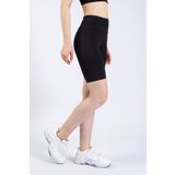 The Step Sports Kadın Siyah Cepli Fitilli Yüksek Bel Spor Biker Şort Tayt 8
