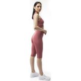 The Step Sports Spocket Gül Kurusu Cepli Yüksek Bel Toparlayıcı, Sıkılaştırıcı Yoga Dizüstü Tayt 10