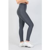 The Step Sports Spocket Kadın Gri Cepli Yüksek Bel Toparlayıcı, Sıkılaştırıcı Yoga Tayt 25