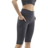 The Step Sports Yüksek Bel Toparlayıcı Kadın Tayt Gri Renkli Sıkılaştırıcı Özellikli - M
