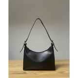 The Tote Bag Serisi El ve Omuz Çantası - Yumuşak Deri Baget Çanta - standart - --Siyah