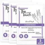 The Touch By Seda Altın The Touch El Bakım Maskesi - 3 Adet Nemlendirici Kağıt Maskeler Zengin Kolajen ve Shea Yağı İçerir